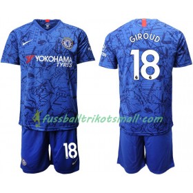 Fußballtrikots Chelsea Giroud 18 Kinder 2019-2020 Kurzarm Heimtrikotsatz kaufen